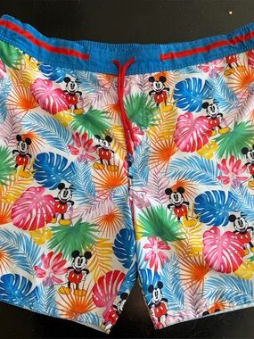Disney Mickey Mouse bathing suit shorts men 2XL